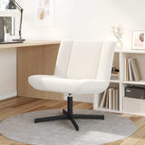 Swivel Chair Cream 63 x 75 x 76 cm Sheepskin 42007335