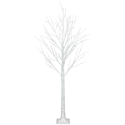 ZNTS 6FT Snowflake Christmas Tree with 96 LED Lamp 79858224