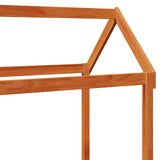 Day Bed Set 3 pcs Wax Brown Solid Pine Wood 3422779