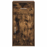 Sideboard with Drawer Smoked Oak 38 x 34 x 75 cm 869550