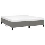 Bed Frame without Mattress Dark Grey Super King Fabric 349861
