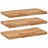 Floating Shelves 3 pcs 60x40x4 cm Oil Finished Solid Wood Acacia 3279633