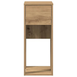Computer Tower Stand with Drawer Artisan Oak 30x44x74 cm 858739