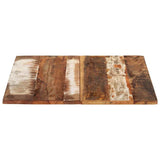 Rectangular Table Top 60x80 cm 15-16 mm Solid Reclaimed Wood 286043