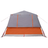 Instant Tent with Roof Grey and Orange 365 x 280 x 200 cm 42028705