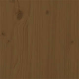 Bed Frame without Mattress Honey Brown Solid Wood 200x200 cm 815067