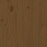 Bed Frame without Mattress Honey Brown Solid Wood 200x200 cm 815067
