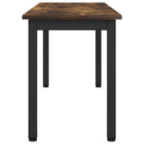 Bench Smoke Oak 110 x 35 x 45 cm Engineered Wood 892598