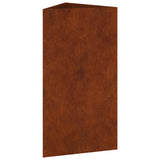 Garden Planter 40x34.5x75 cm Corten Steel 824546