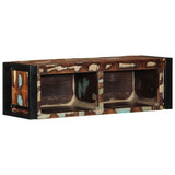 TV Cabinet Multicolour 80x30x25 cm Solid Wood Reclaimed 4015934
