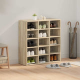 Shoe Cabinet Sonoma oak 77.5 x 30 x 83.5 cm Engineered wood 808723