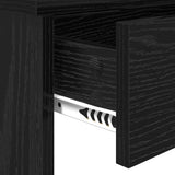 Dressing Table with Mirror Black Oak 96 x 39 x 142 cm 872031