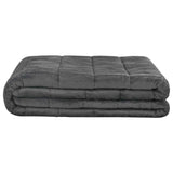 Weighted Blanket Anthracite 138 x 200 cm 6 kg 100% Cotton 205T 42044035