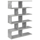 Wall Shelf Concrete Grey 70 x 20 x 100 cm Engineered Wood 8012151