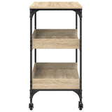Kitchen Trolley Sonoma Oak 60 x 41 x 80.5 cm Engineered Wood 883026
