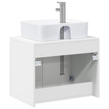 Bathroom Furniture Set High Gloss White Engineered Wood 3404324