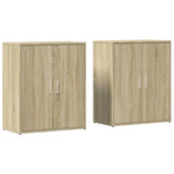 Sideboards 2 pcs Sonoma Oak 60x31x70 cm Engineered Wood 3276541