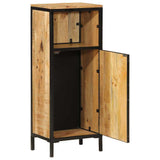 Bathroom Cabinet 40x27x90 cm Solid Wood Mango and Iron 358571