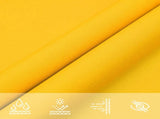 Sunshade Sail Oxford Fabric Square 6x6 m Yellow 135582