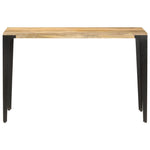 ZNTS Dining Table 120x60x76 cm Solid Mango Wood 286362