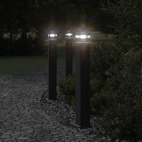 Outdoor Floor Lamp with Outlet Black 80 cm Aluminium 4006407