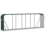 Log Holder Green 300x45x100 cm Galvanised Steel 364546