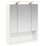 Bathroom Mirror Cabinet White 60 x 14.5 x 70 cm Engineered wood 889191