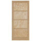 Interior Door Natural 93 x 211 cm Plywood 42052400