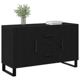 Sideboard Black Oak 100 x 36 x 60 cm Engineered Wood 862960