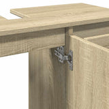 Bathroom Cabinet Sonoma Oak 80x33x60 cm Engineered Wood 849683