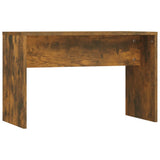 Dressing Table Set with LED Smoked Oak Engineered Wood 3114104