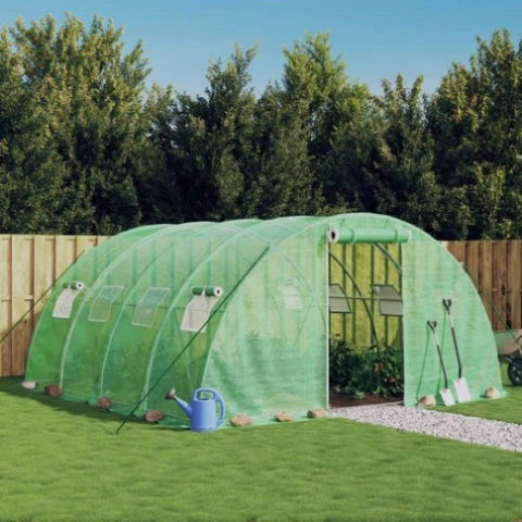 Greenhouse with Steel Frame Green 16 m² 4x4x2 m 3188061