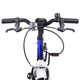 Kids Bike 24 Inches for 8-12 Years Old Blue White 42009413