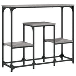 ZNTS Console Table Grey Sonoma 89.5x28x76 cm Engineered Wood 833386