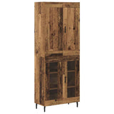 Highboard 2 pcs Old Wood Engineered Wood 3403186