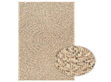 Rug ZIZUR 100x200 cm Jute Look Indoor and Outdoor 4006161