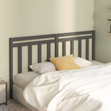 Bed Headboard Grey Solid pine wood Large Bed Headboard 817807