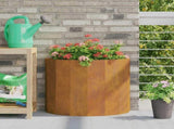 Planter Rusty 60 x 30 x 50 cm Weathering Steel 883723
