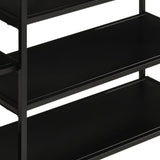 Console Table 110x30x75 cm Solid Rough Mango Wood and Iron 372730