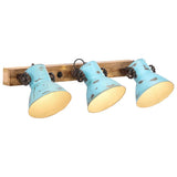 Wall Lamp 25 W Distressed Blue 65x25 cm E27 371821