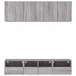 5 Piece TV Wall Units Grey Sonoma Engineered Wood 3216516
