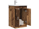 Bathroom Vanity with Sink Old Wood 42 x 40 x 84.5 cm 890678