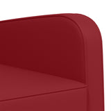 Armchair Wine Red Faux Leather 42043430