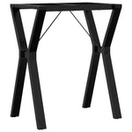 ZNTS Dining Table Legs Y-Frame 60x40x73 cm Steel 357930