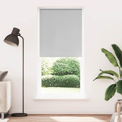 Roller Blind Blackout 120 x 230 cm Grey 240166