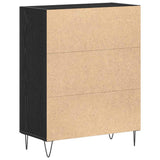 Sideboard Black Oak 69.5 x 34 x 90 cm Engineered Wood 862873