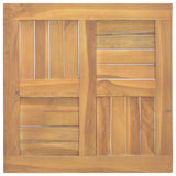 Square Table Top 50x50x2.5 cm Solid Wood Teak 316156