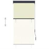 Outdoor Roller Blind 80x250 cm Cream 145953