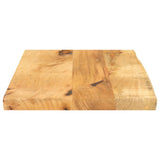 Table Top 60x40x3.8 cm Live Edge Solid Wood Rough Mango 370392