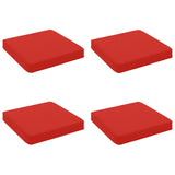 4-Piece Seat Cushions VUGHT 4 pcs 100% Polyester Red 946292